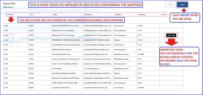 Importing-a-spreadsheet-into-AIM-3