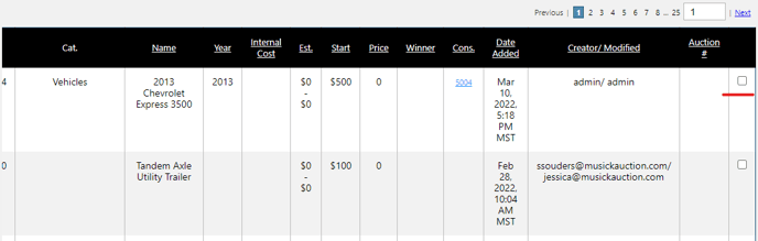 how to assign unsold lots5